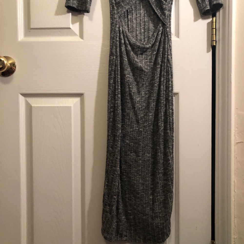 Calf Length Cut Out Dress